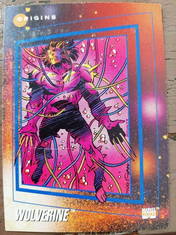 Marvel Origins 164 trading card, Wolverine