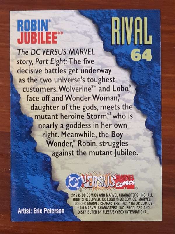 DC vs Marvel Rival 64, Robin / Jubilee