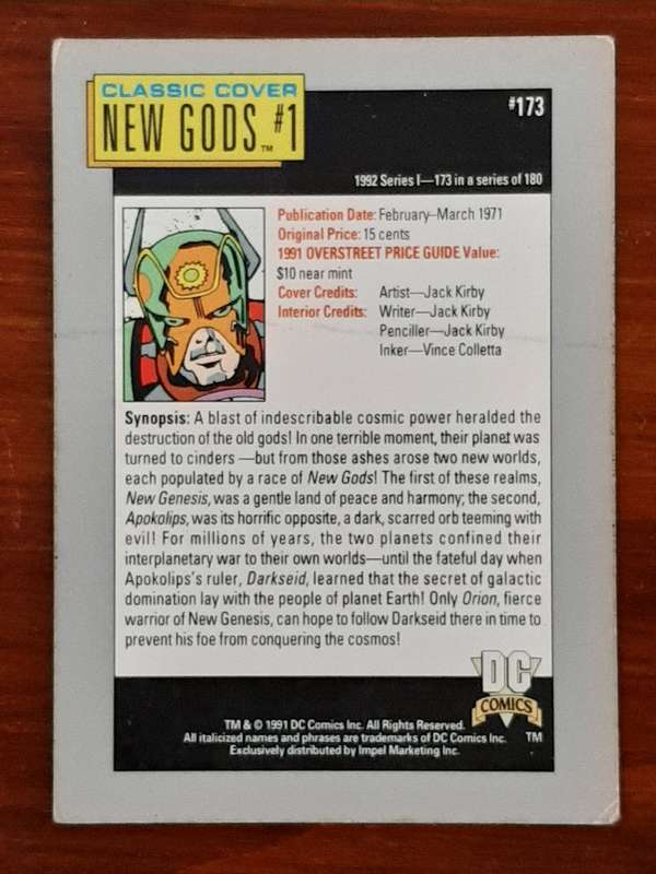 DC Classic Covers Showcase 1, New Gods