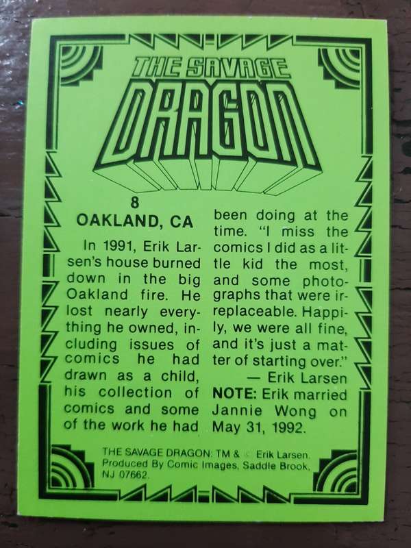 The Savage Dragon #8, Oakland, CA