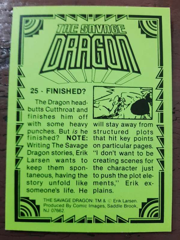 The Savage Dragon #25, Finished?