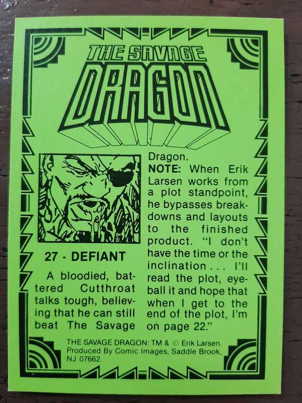 The Savage Dragon #27, Defiant