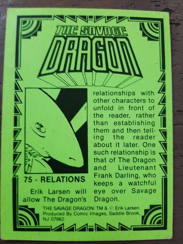 The Savage Dragon #75, Relations