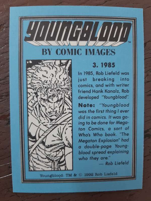 Comic Images Youngblood #3, 1985
