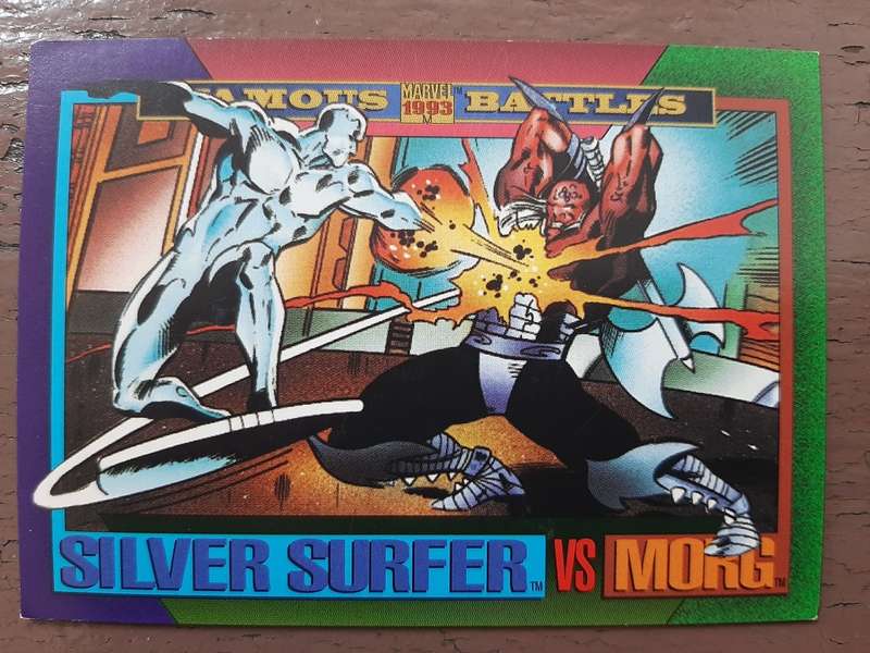Marvel Famous Battles #148, Silver Surfer vs Morg