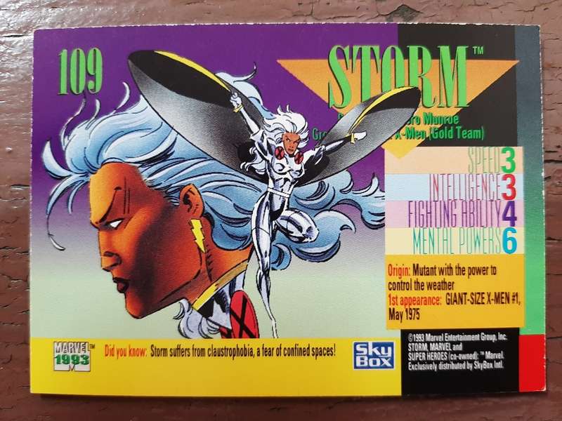 Marvel 1993 Super Heroes #109, Storm