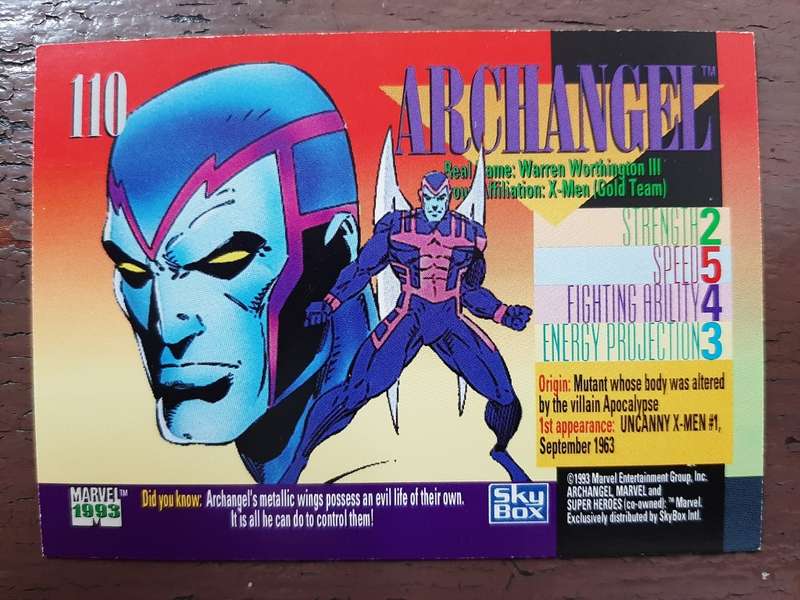 Marvel 1993 Super Heroes #110, Archangel
