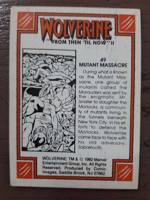Wolverine `From then `til now` #49, Mutant Escape