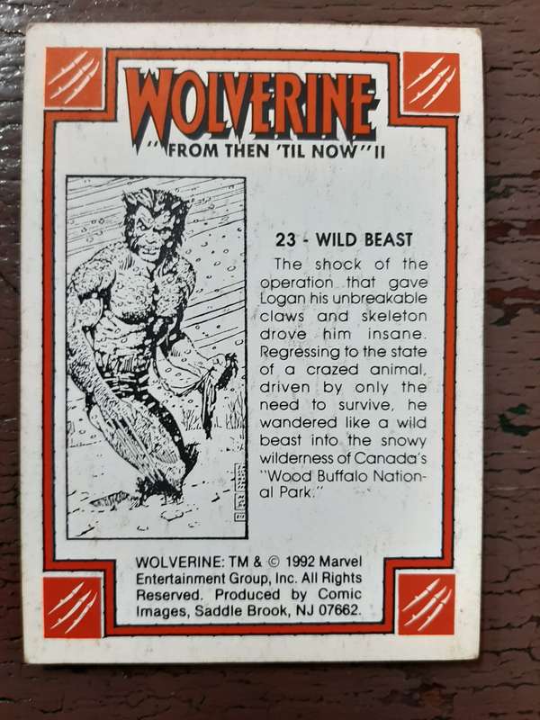 Wolverine `From then `til now` #23, Wild Beast