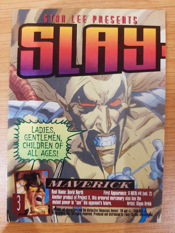 Fleer-Ultra X-Men Weapon X #3, Maverick
