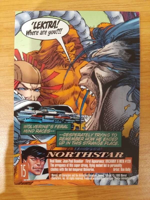 Fleer-Ultra X-Men Department H #15, Northstar