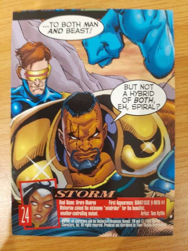 Fleer-Ultra X-Men Second Genesis #24, Storm