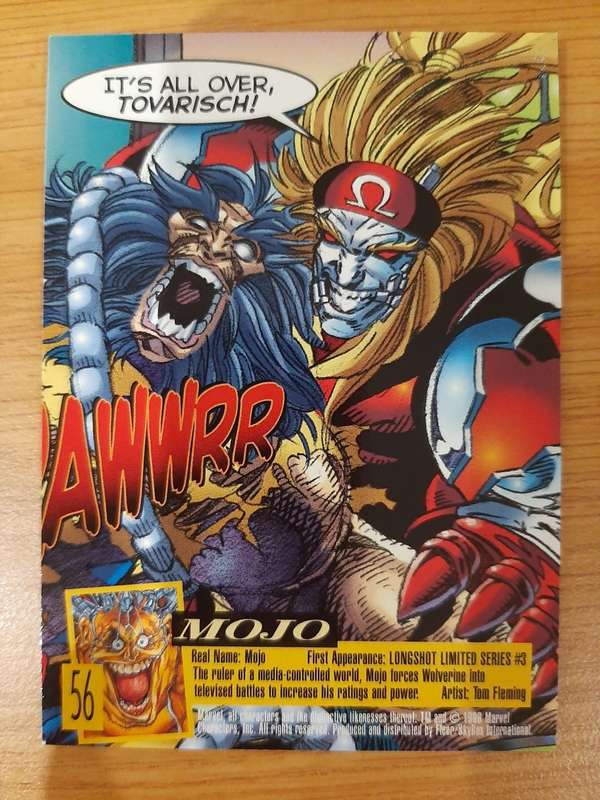 Fleer-Ultra X-Men Mojo World #56, Mojo
