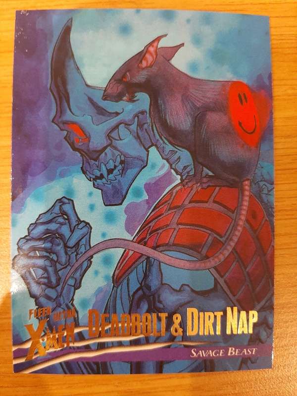 Fleer-Ultra X-Men Savage Beast #94, Deadbolt and Dirt Nap