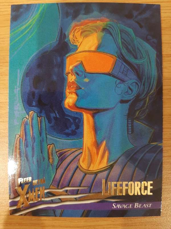 Fleer-Ultra X-Men Savage Beast #93, Life Force