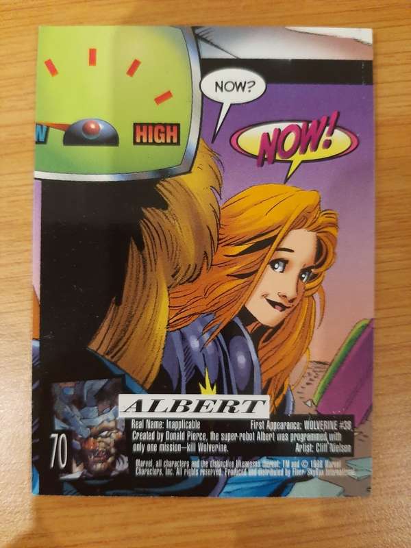 Fleer-Ultra X-Men Enemies #70, Albert