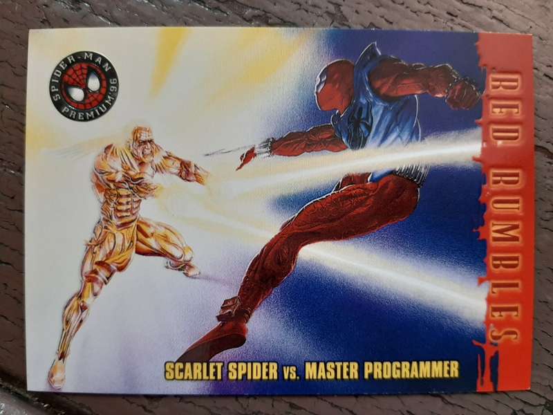 Spider-Man Premium `96 #48, Scarlet Spider vs. Master Programmer