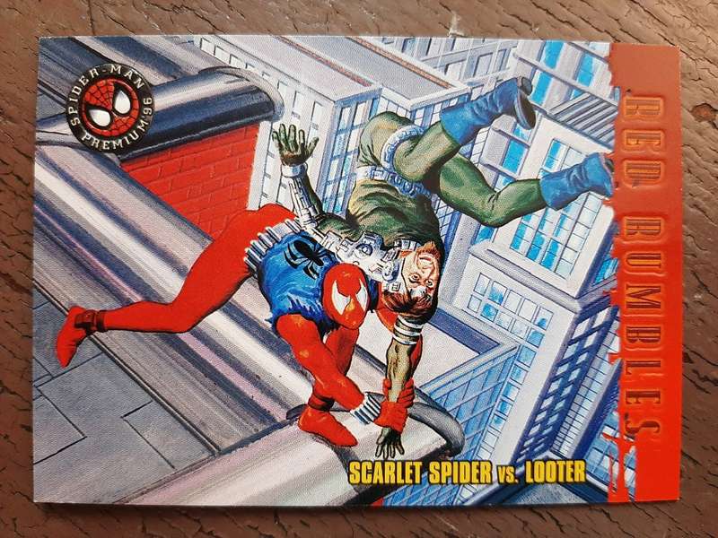 Spider-Man Premium `96 Red Rumbles #46, Scarlet Spider vs. Looter