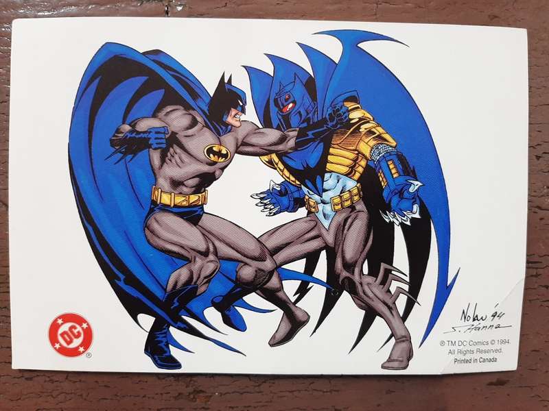 *Signed* DC Batman artwork, July `94
