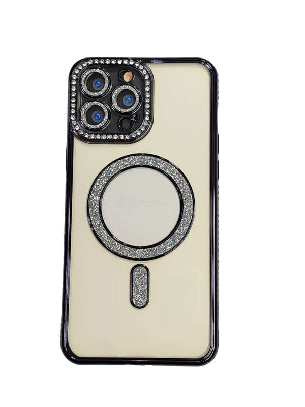 Clear Silicone - MagSafe - Protective Cover - DIAMOND RANGE - iPhone 14Pro Max