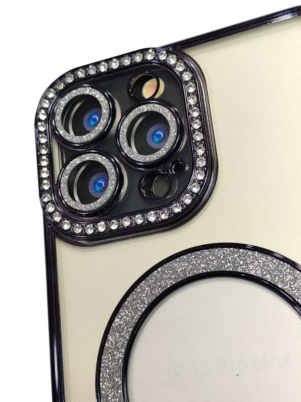 Clear Silicone - MagSafe - Protective Cover - DIAMOND RANGE - iPhone 14Pro Max