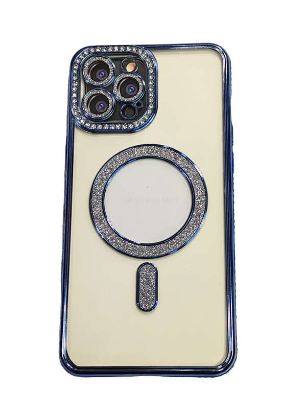 Clear Silicone - MagSafe - Protective Cover - DIAMOND RANGE - iPhone 14Pro Max