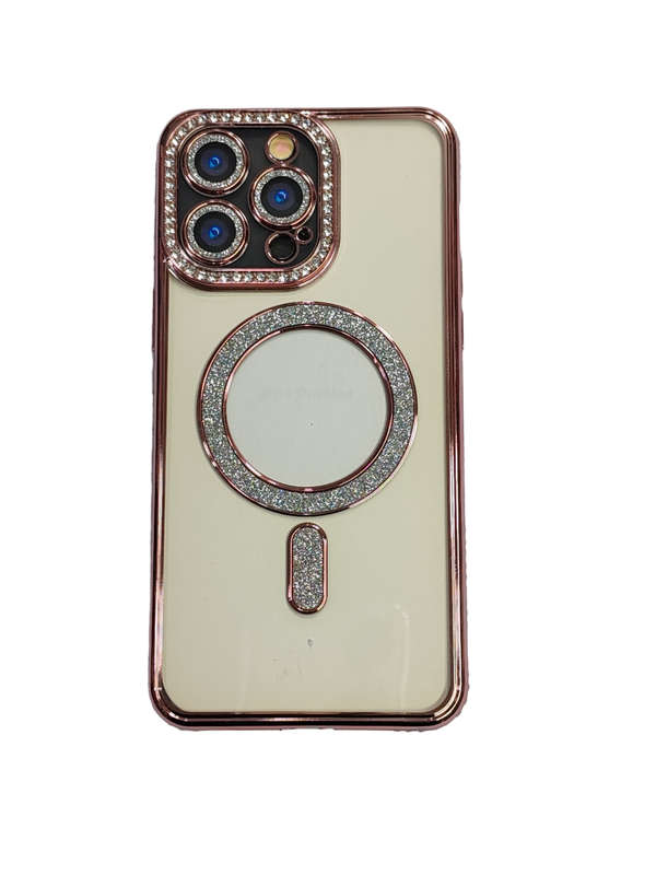 Clear Silicone - MagSafe - Protective Cover - DIAMOND RANGE - iPhone 14Pro Max
