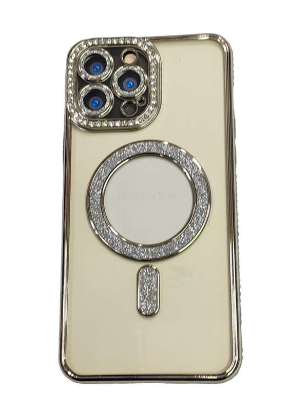 Clear Silicone - MagSafe - Protective Cover - DIAMOND RANGE - iPhone 14Pro Max