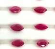 0.60ct A++ VS Marquise Ruby Pigeon blood red 6pcs 100% Natural