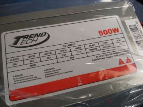 500W POWER SUPPLY