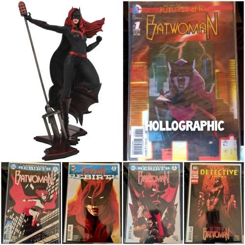 DC Collectibles: Batwoman Season 1 Figurine + 13 Batwoman Comic / Graphic Novels