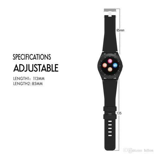 Smart Watch Z3 with Simcard and SD Card Slot - Black