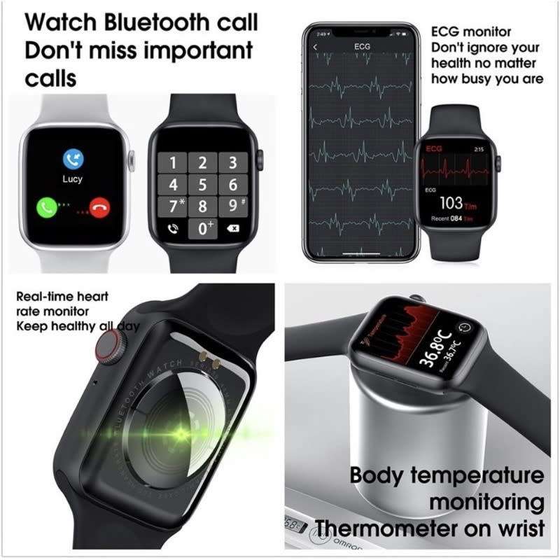 T500 Series 6 Smart watch ,Heart Rate,Blood Pressure,Fitness Bracelet