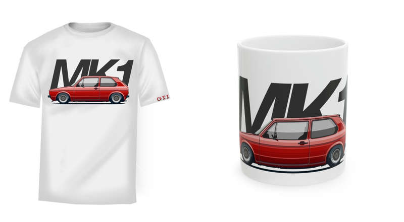 MK1 Premium Quality T-shirt with Mug