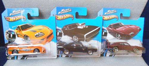 HOTWHEELS FAST & FURIOUS SET OF 3 MAINLINE CARS