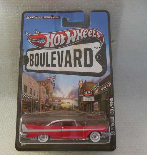 HOTWHEELS BOULEVARD 1958 PLYMOUTH BELVEDERE