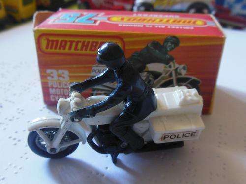 MATCHBOX POLICE MOTORCYCLE