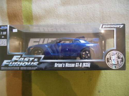 JADA 1/18 SCALE FAST & FURIOUS BRIAN'S NISSAN GTR-35