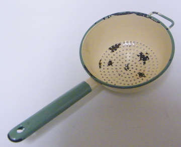 Vintage - Enamelware Colander (Kockum Sweden)