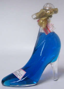 Imported Aperitif from Austria - 350ml Vodka and Curacao in Glass Shoe Decanter - Sealed! R1 N/R!!!