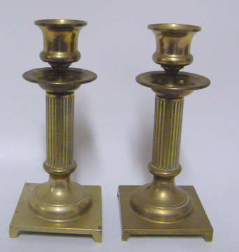 2 Brass Candlestick holders - Stunning!
