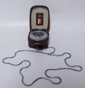 Gossen Lunasix (West Germany) Light Meter in Holder - Appears to be in working order