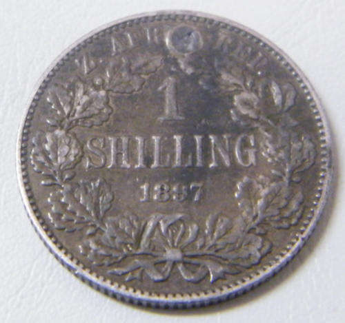 ZAR 1897 1 Shilling