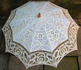 Vintage Lace Umbrella - Fabulous Condition!