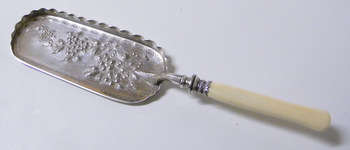 Victorian Silver Plated Scrumb Scoop - RARE and Collectible!
