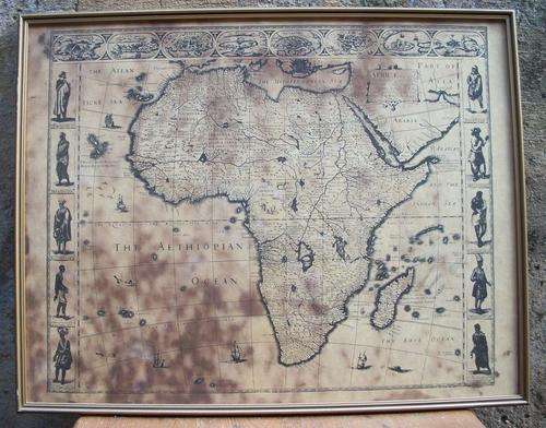 Vintage Map of Africa - Excellent Quality - Dated 1628