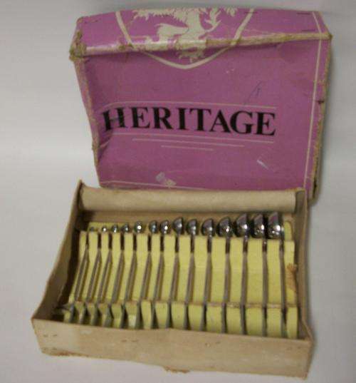 Antique Set of Blake Mackenzie Graduated Seed Measure Spoons, complete from size 1 - 14 - RARE!