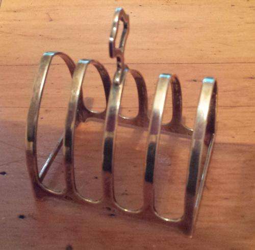 Hallmark Silver Toast Rack - 77g, Birmingham 1937
