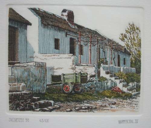 JH Coetzee - Etching - Wuppertal IV - 43/100