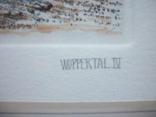 JH Coetzee - Etching - Wuppertal IV - 43/100